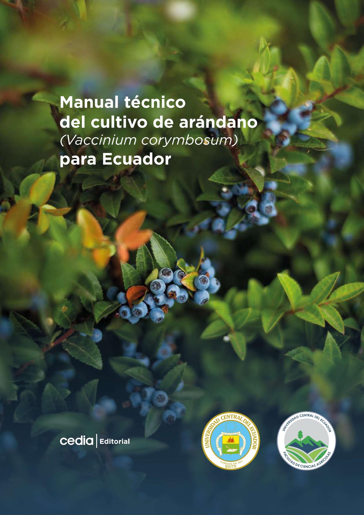 Manual técnico del cultivo de arándano para Ecuador